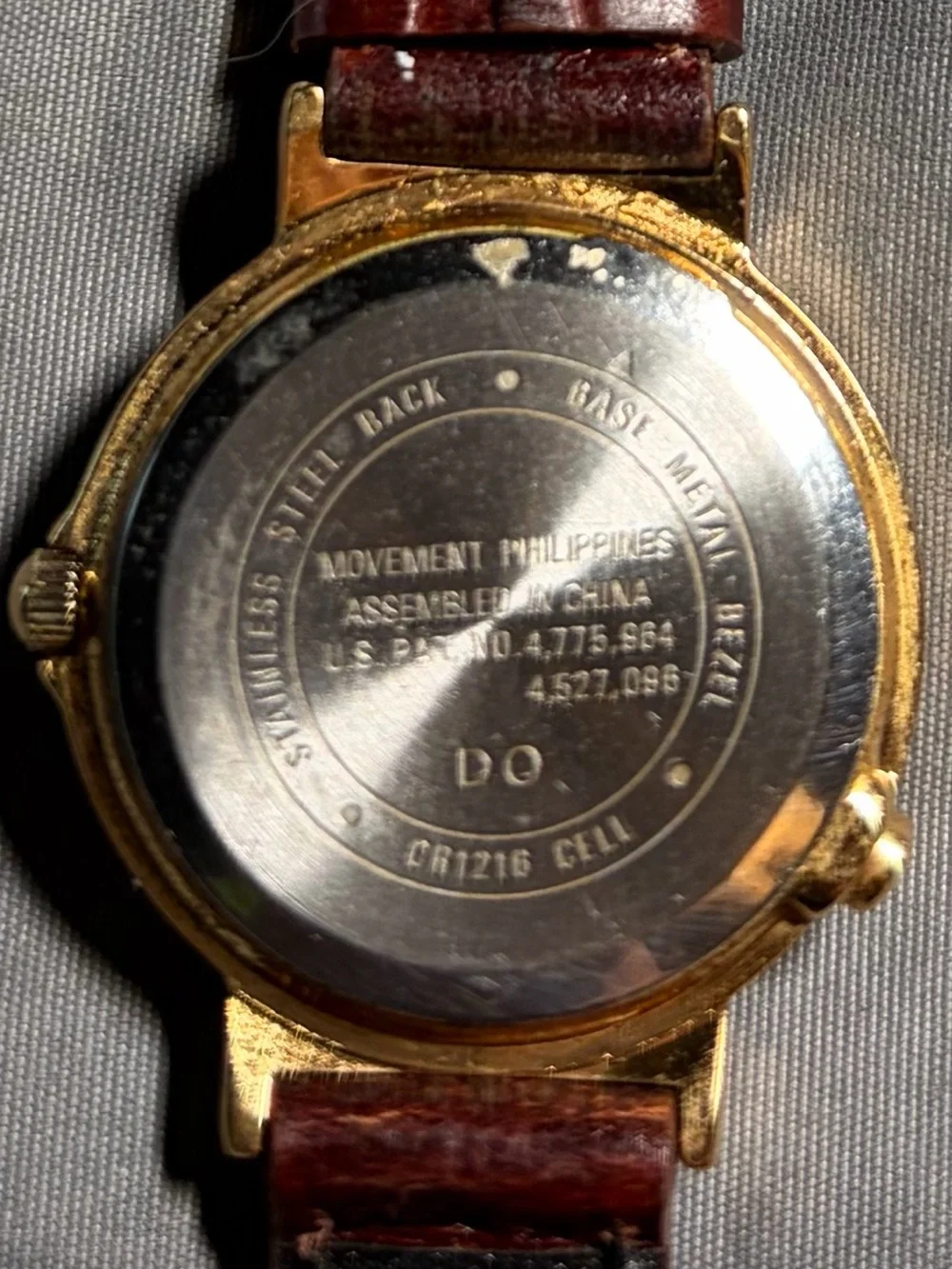 90s Vintage Carriage by Timex Indiglo Quartz Watch with Leather Band
